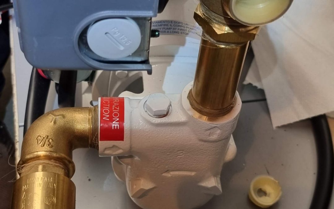 Promjena pumpe crne vode, sive vode, slatke vode